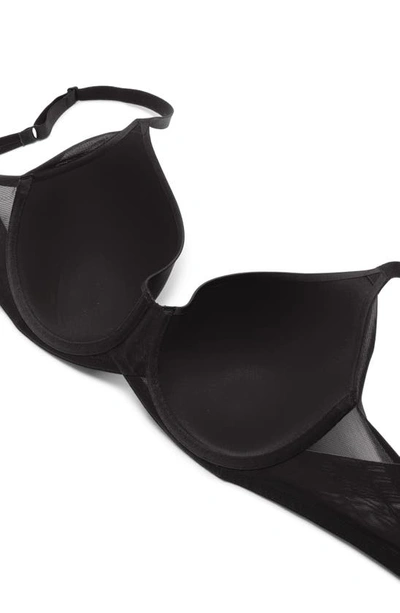 Shop Wacoal Ultimate Side Smoother Underwire T-shirt Bra In Black