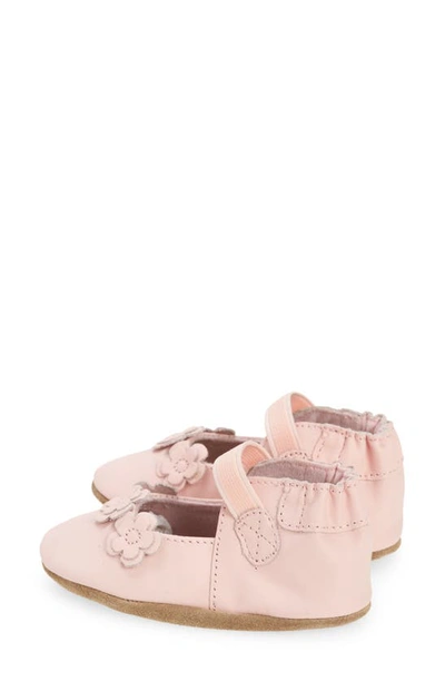 Robeez Brianna Crib Shoe In Light Pink