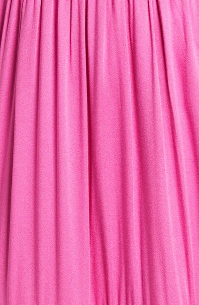 Shop Btfl-life Gathered Flutter Sleeve A-line Dress In Pink