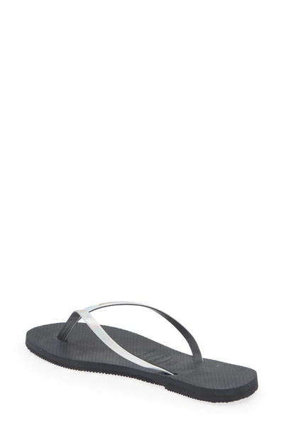 Shop Havaianas 'you' Flip Flop In New Graphite