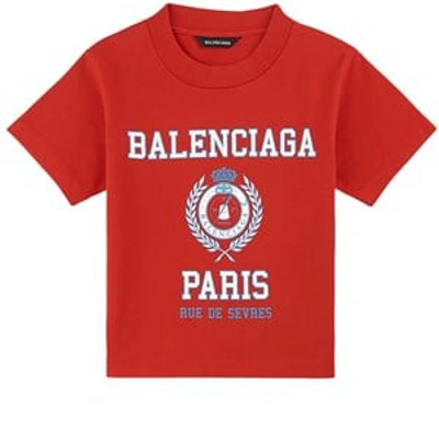 Shop Balenciaga Kids In Red
