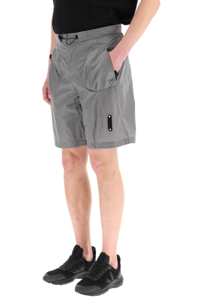 Shop A-cold-wall* A Cold Wall Portage Nylon Shorts In Grey