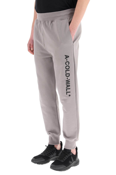 Shop A-cold-wall* A Cold Wall Essential Logo Sweatpants In Grey