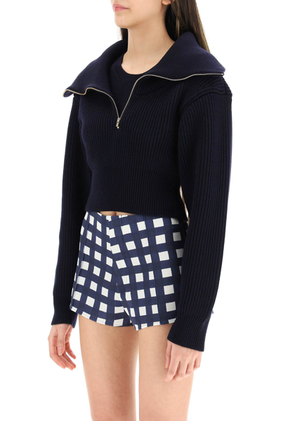 Shop Jacquemus 'la Maille Risoul' Sweater In Blue