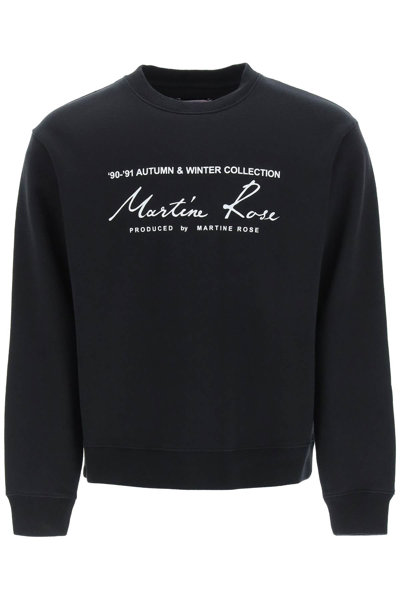 Shop Martine Rose Logo Sweatshirt In Mixed Colours