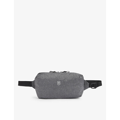 Shop Victorinox Edge Packable Woven Cross-body Bag In Grey