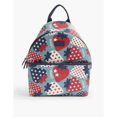 Logo Heart Coated Canvas Kids Backpack