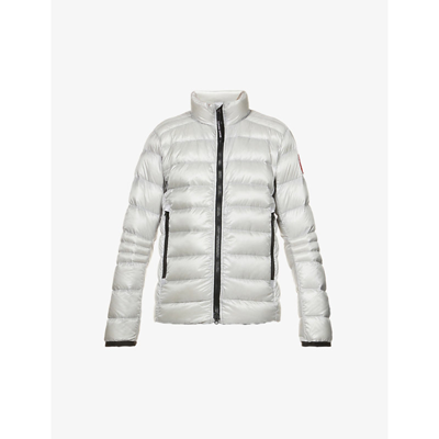 Canada Goose Crofton Water Resistant Packable Quilted 750 Fill Power Down Jacket In Silverbirch
