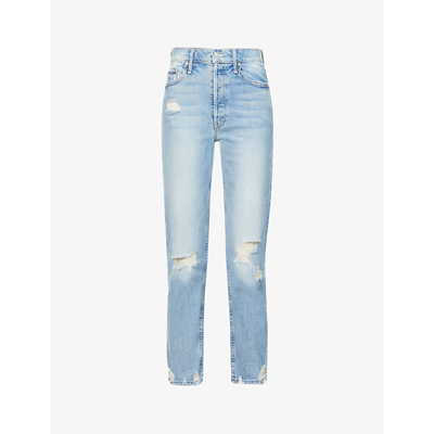 Shop Mother Women's The Confession Tomcat Straight Mid-rise Jeans