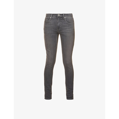 Shop Paige Croft Skinny Low-rise Stretch-denim Jeans In Mickells