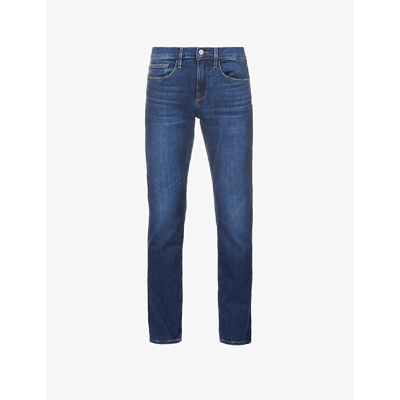 Shop Frame L'homme Slim Slim-fit Organic-cotton Denim Jeans In Redondo