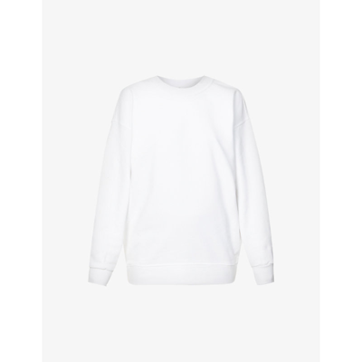 Shop Lululemon Perfectly Oversized Cotton Jumper In White