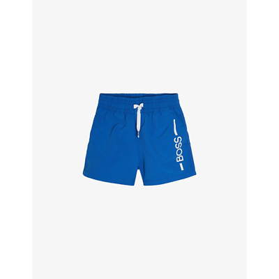 Hugo Boss Boys Blue Kids Logo-print Swim Shorts 6 Months-3 Years 6 Months |  ModeSens