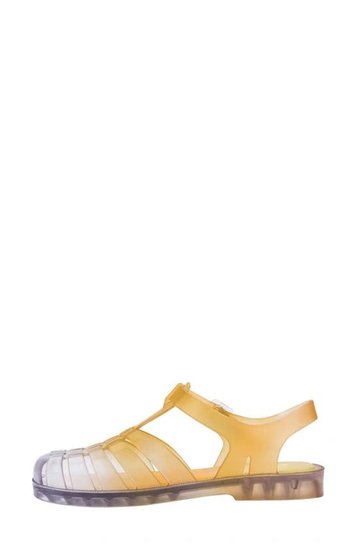 Shop Melissa Possession Fisherman Sandal In Clear/ Yellow