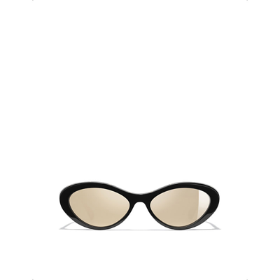 oval chanel glasses