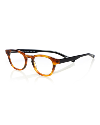 Shop Eyebobs Waylaid Square Acetate Readers In Brown