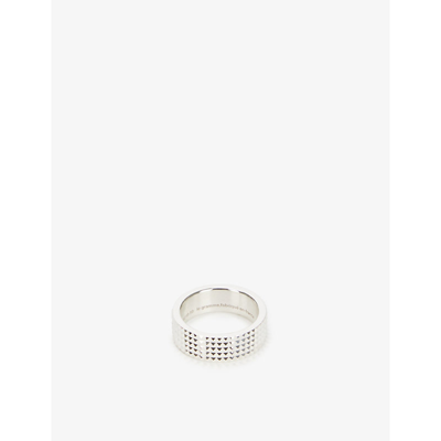Shop Le Gramme 11g Ribbon Silver-tone Sterling-silver Ring