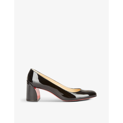 Shop Christian Louboutin Miss Sab 55 Leather Courts In Black