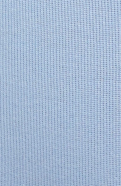 Shop Hanro Seamless Cotton High Cut Briefs In Blue Moon
