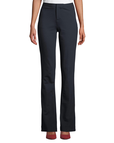 Shop Kobi Halperin Riley Plant Fashion Slim Trousers In Navy