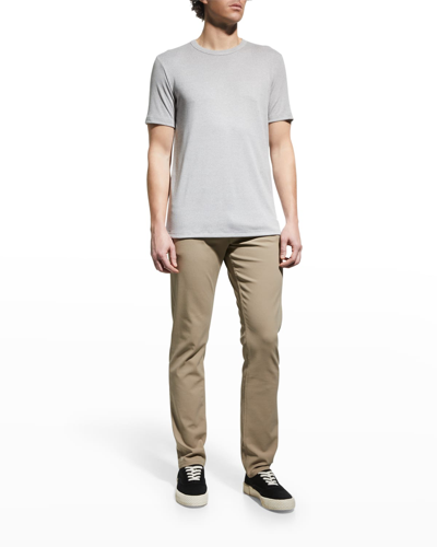 Shop Theory Men's Ryder Short-sleeve T-shirt In Grey Multi