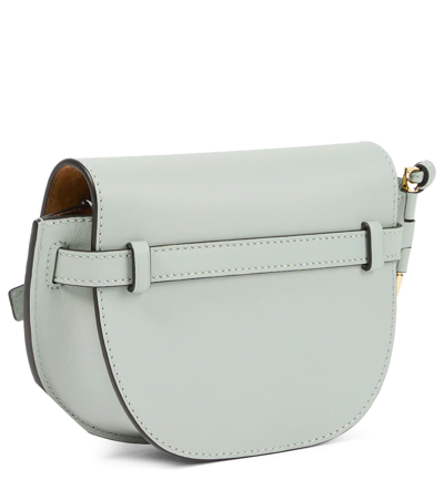 Shop Loewe Gate Dual Mini Shoulder Bag In Ash Grey
