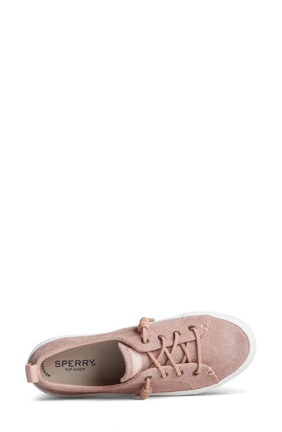 Shop Sperry Crest Vibe Serpent Platform Sneaker In Blush