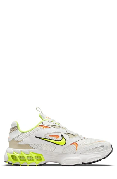 Shop Nike Air Zoom Fire Running Shoe In White/ Volt/ Rattan/ Sail