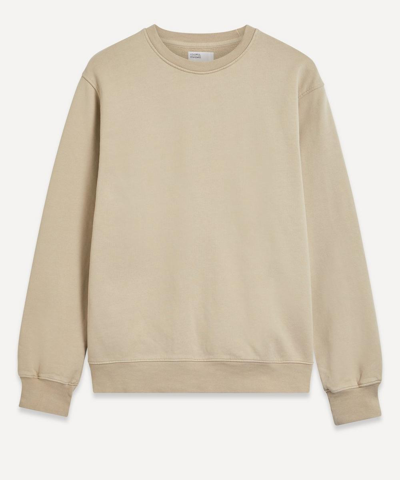 Shop Colorful Standard Classic Organic Cotton Sweatshirt In Oyster Grey