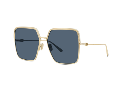 Shop Dior Ever Su Gold Square Sunglasses
