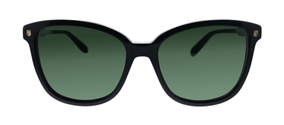 Shop Ferragamo Sf 815s 001 Square Sunglasses In Green