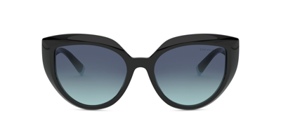 Shop Tiffany & Co Tf 4170 80019s Cat Eye Sunglasses In Blue