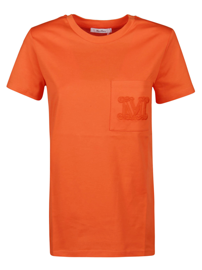 Shop Max Mara Ennio T-shirt In Arancio