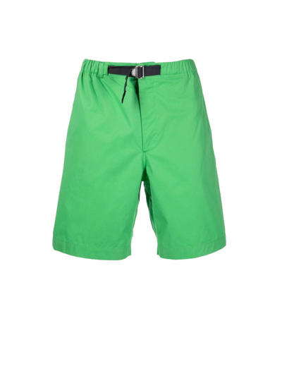 Shop Kenzo Bermuda Shorts In Cotton In Mint