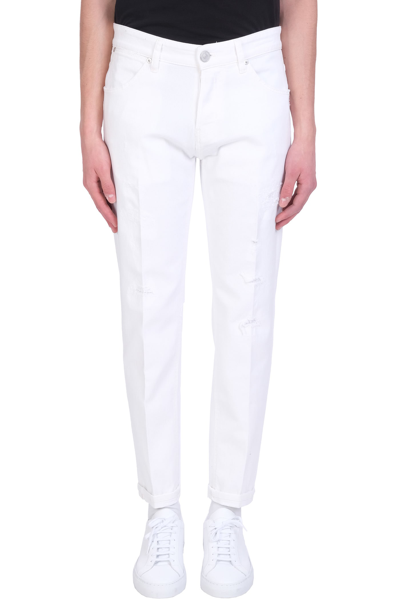 Shop Pt01 Jeans In White Denim