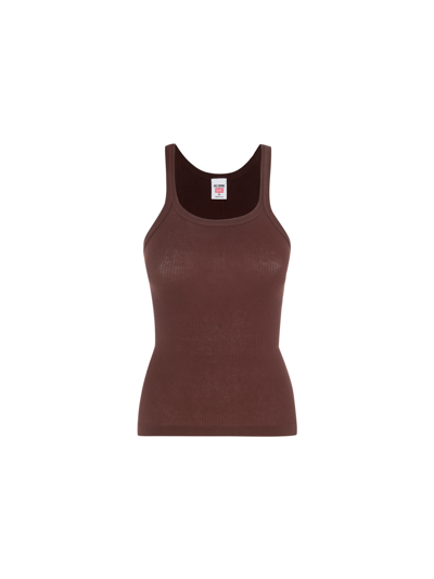 Shop Re/done Top In Brown