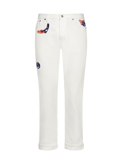 Shop Dior Jeans In Whim White