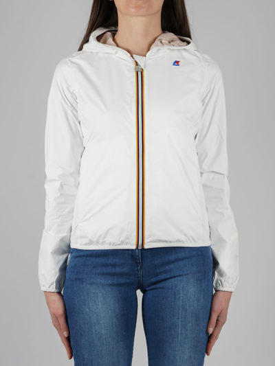 Shop K-way Lily Plus 2 Double Jacket In Bianco