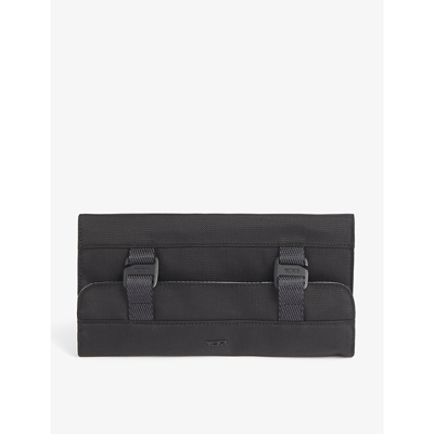 Logo-engraved Shell Mobile Organizer In Black