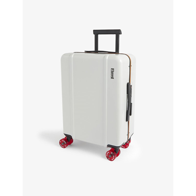 Shop Floyd Cabin Branded Shell Suitcase In Bounty White