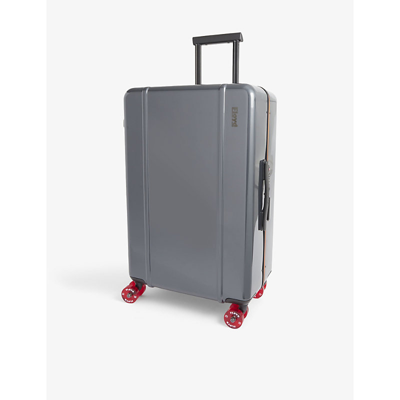 Shop Floyd Tarmac Grey Check-in Branded Shell Suitcase