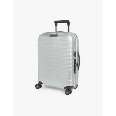 Samsonite Proxis Spinner Expandable Four-wheel Suitcase 55cm In Silver |  ModeSens