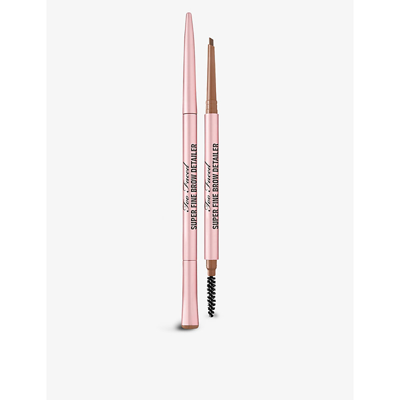 Too Faced Superfine Brow Detailer Eyebrow Pencil 0.8g In Soft Brown |  ModeSens
