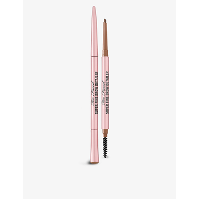 Shop Too Faced Soft Brown Superfine Brow Detailer Eyebrow Pencil 0.8g