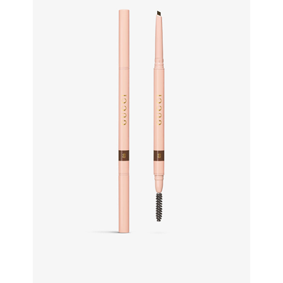 Shop Gucci Stylo À Sourcils Waterproof Brow Pencil 0.12g In 03 Dark Blond