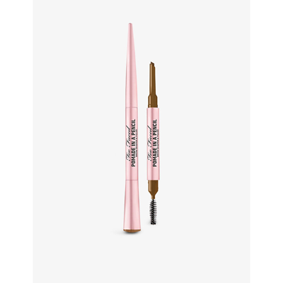 Shop Too Faced Medium Brown Pomade In A Pencil 0.19kg