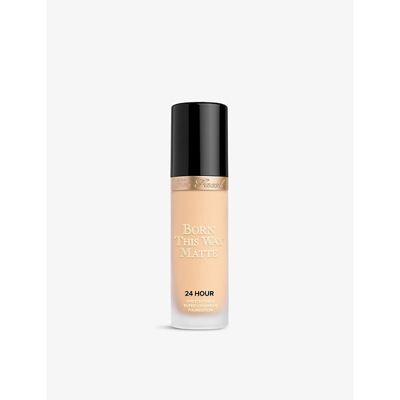 Shop Too Faced Born This Way Matte 24-hour Foundation In Almond