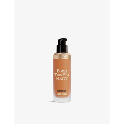 Shop Too Faced Chestnut Born This Way Matte 24-hour Foundation In Chestnut (brown)