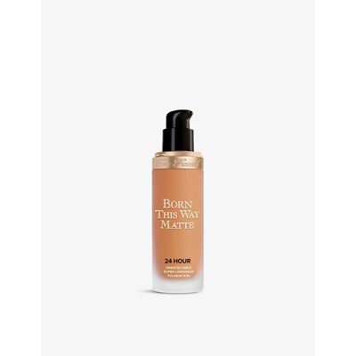 Shop Too Faced Mocha Born This Way Matte 24-hour Foundation In Mocha (brown)