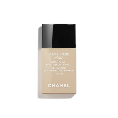 Shop Chanel 60 Beige Vitalumière Aqua Ultra-light Skin Perfecting Makeup Spf 15 30ml